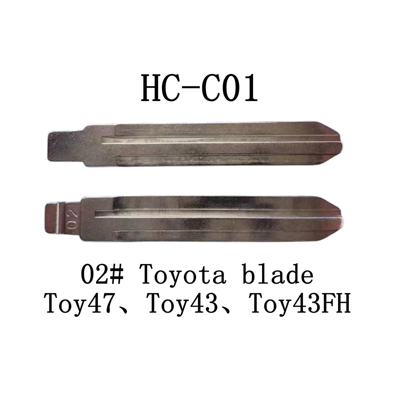 HC-C01 KD 折叠钥匙胚适用于 02# 丰田 Toy43 Toy47 Toy43FH