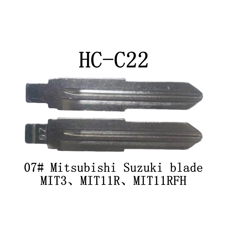 HC-C22 KD 折叠钥匙胚适用于 07# 三菱、铃木 MIT3 MIT11R MIT11RFH