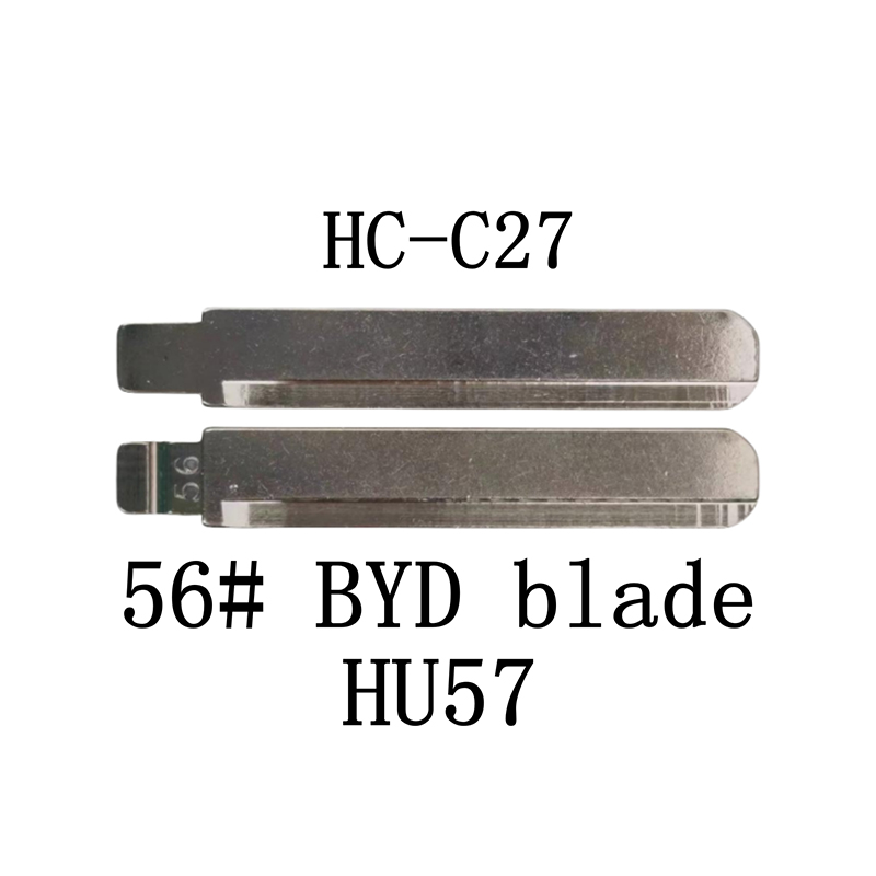 HC-C27 KD 折叠钥匙胚适用于 56# 比亚迪  HU57