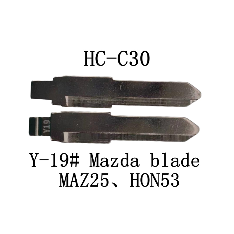 HC-C30 KD 折叠钥匙胚适用于 Y-19# 马自达  MAZ25 HON53