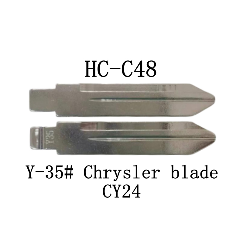 HC-C48 KD 折叠钥匙胚适用于 Y-35# 克莱斯勒 CY24