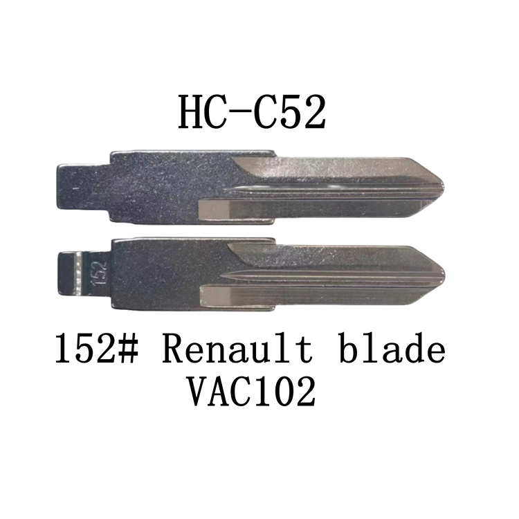 HC-C52 KD  折叠钥匙胚适用于 152# 雷诺  VAC102 