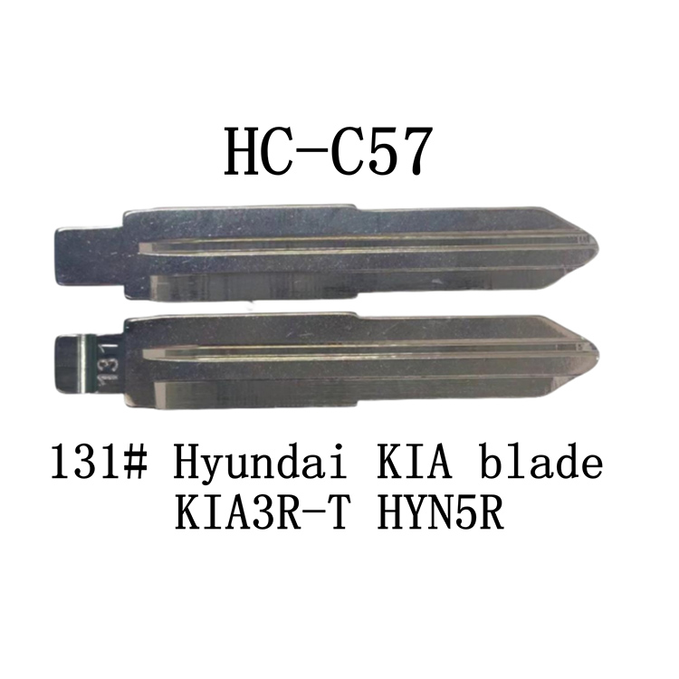 HC-C57 KD 折叠钥匙胚适用于 131# 现代 KIA3R-T HYN5R