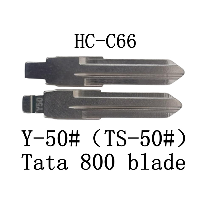 HC-C66 KD 折叠钥匙胚适用于 Y-50#（TS-50#）印度：塔塔