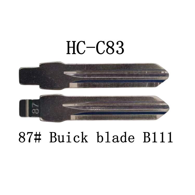 HC-C83 KD 折叠钥匙胚适用于87# 别克B111